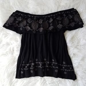 Francesca's Off Shoulder Shirt